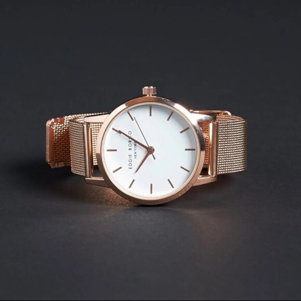Eddie Borgo Rose Gold Soho Watch